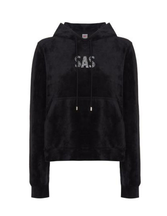 SAS velour hoodie