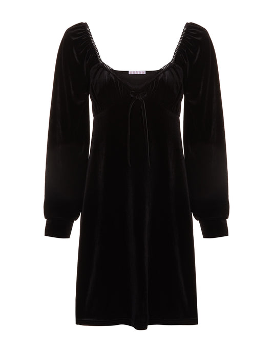 Long Sleeved Black Antonia Dress